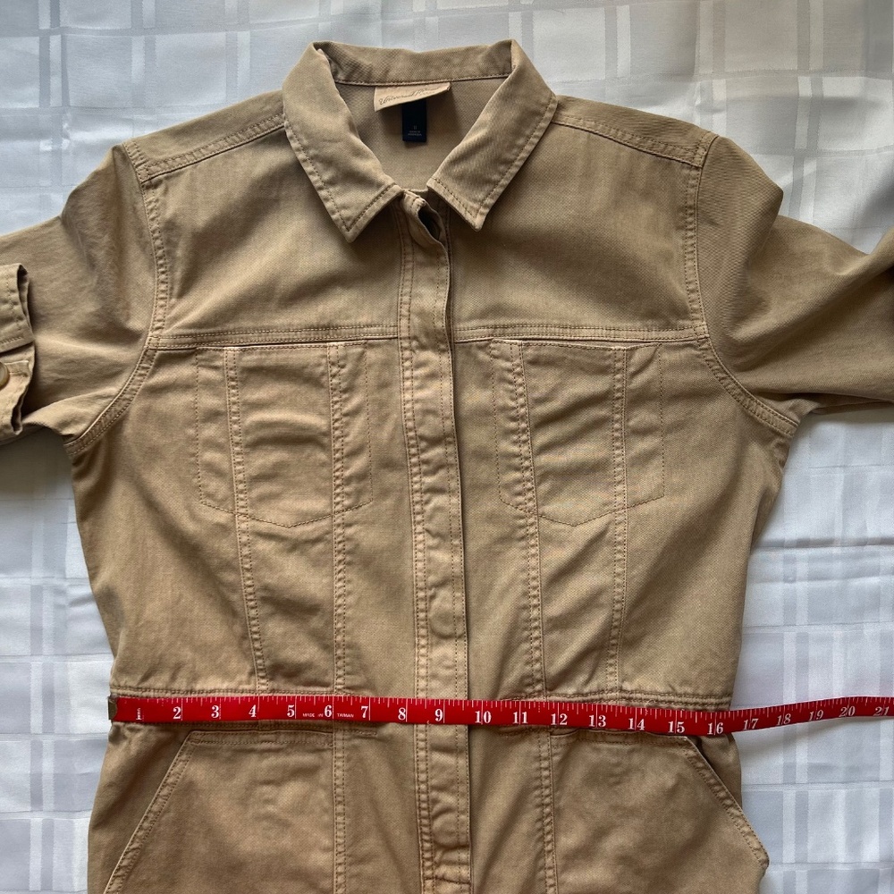 Universal Thread Tan Jumpsuit Button Up Long Slee… - image 6